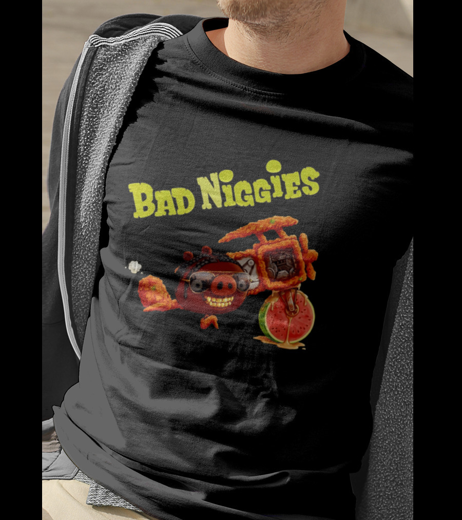Bad Niggies Angry Birds T-Shirt