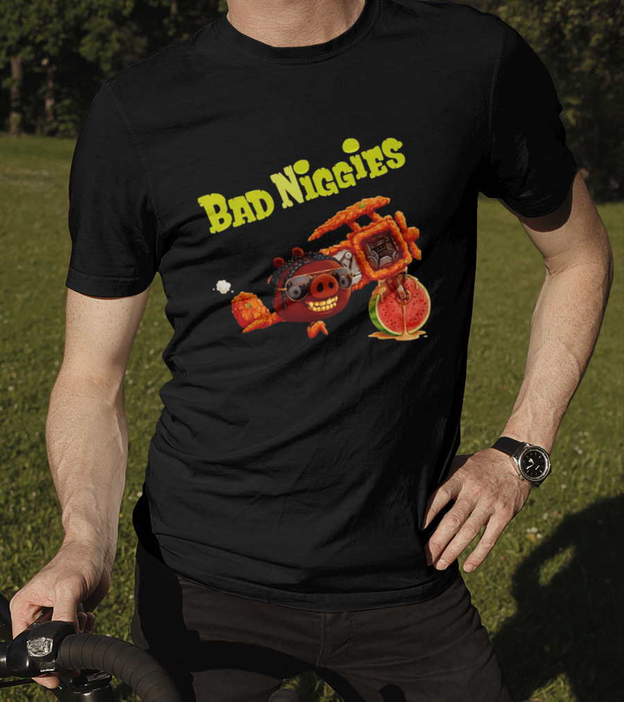 Bad Niggies Angry Birds T-Shirt