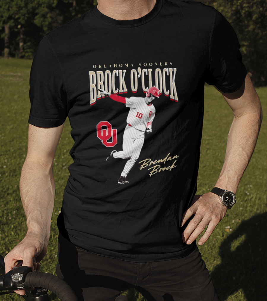 Brendan Brock Oklahoma Sooners Brock O' Baseball T-Shirt
