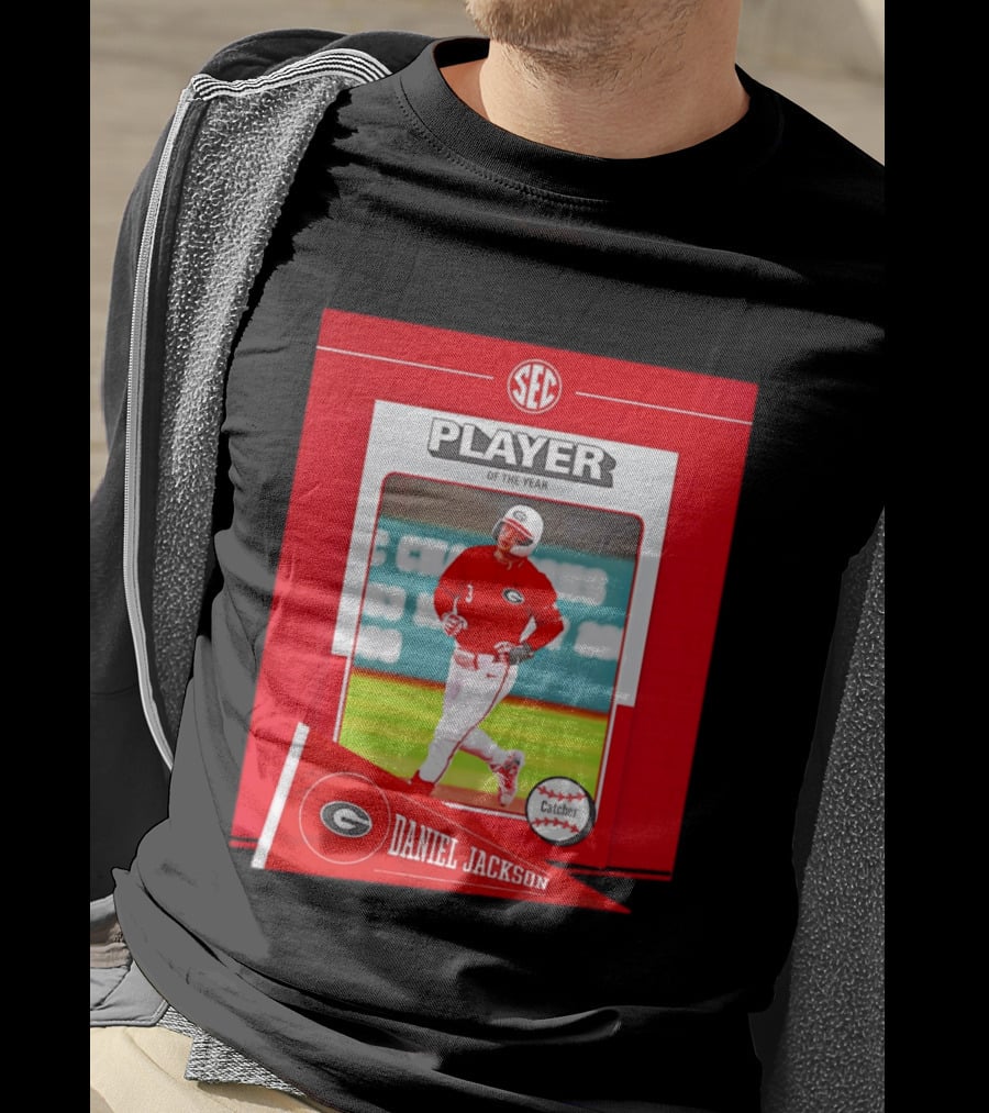 SEC Player Of The Year Daniel Jackson Catcher Georgia 2026 T-Shirt