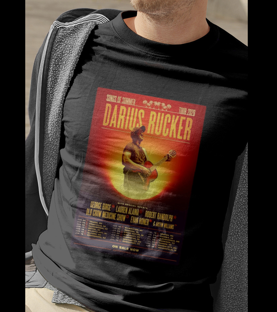 Darius Rucker Songs Of Summer Tour 2026 With Special Guests T-Shirt