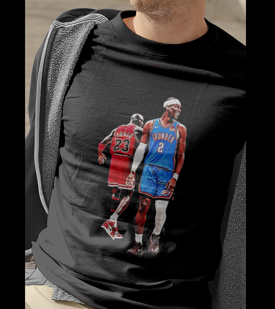Shai Gilgeous Alexander Thunder Back 2 Back MVP SGA Pay 2026 Jordan 23 OKC T-Shirt