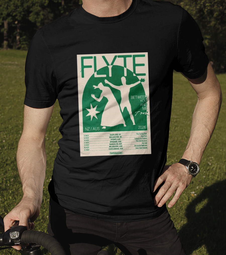 Flyte Between You And Me Tour NZ AUS 2026 T-Shirt