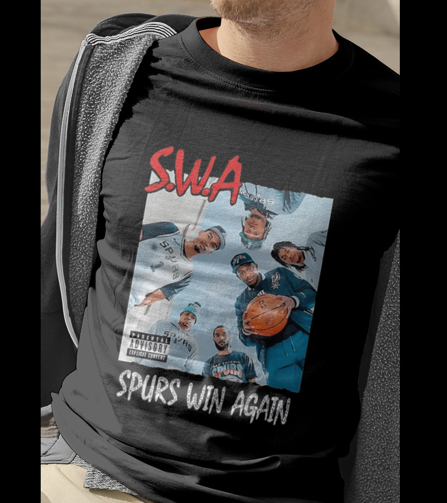 SWA Spurs Win Again San Antonio Spurs Straight Outta Compton T-Shirt