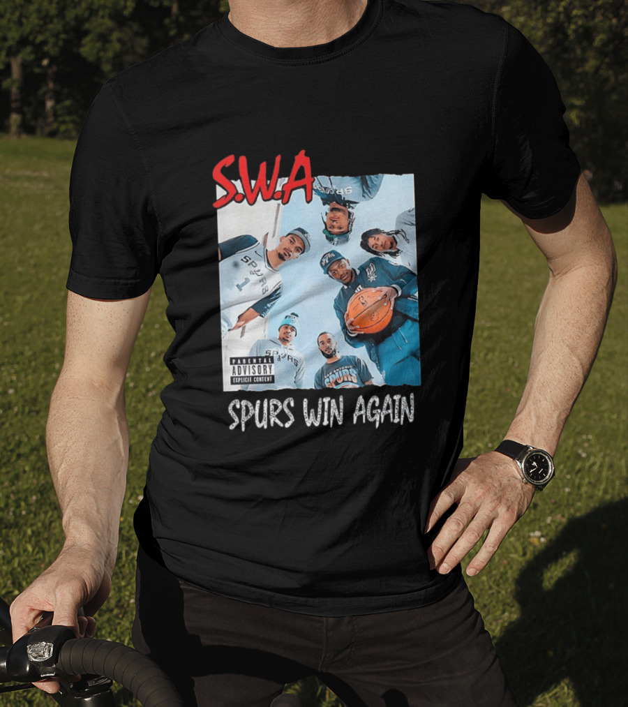 SWA Spurs Win Again San Antonio Spurs Straight Outta Compton T-Shirt
