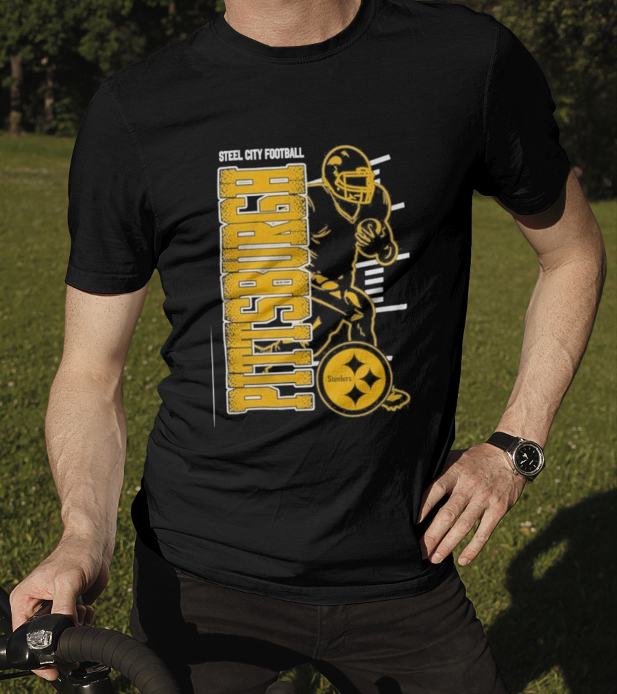 Steel City Football Pittsburgh Steelers Train T-Shirt
