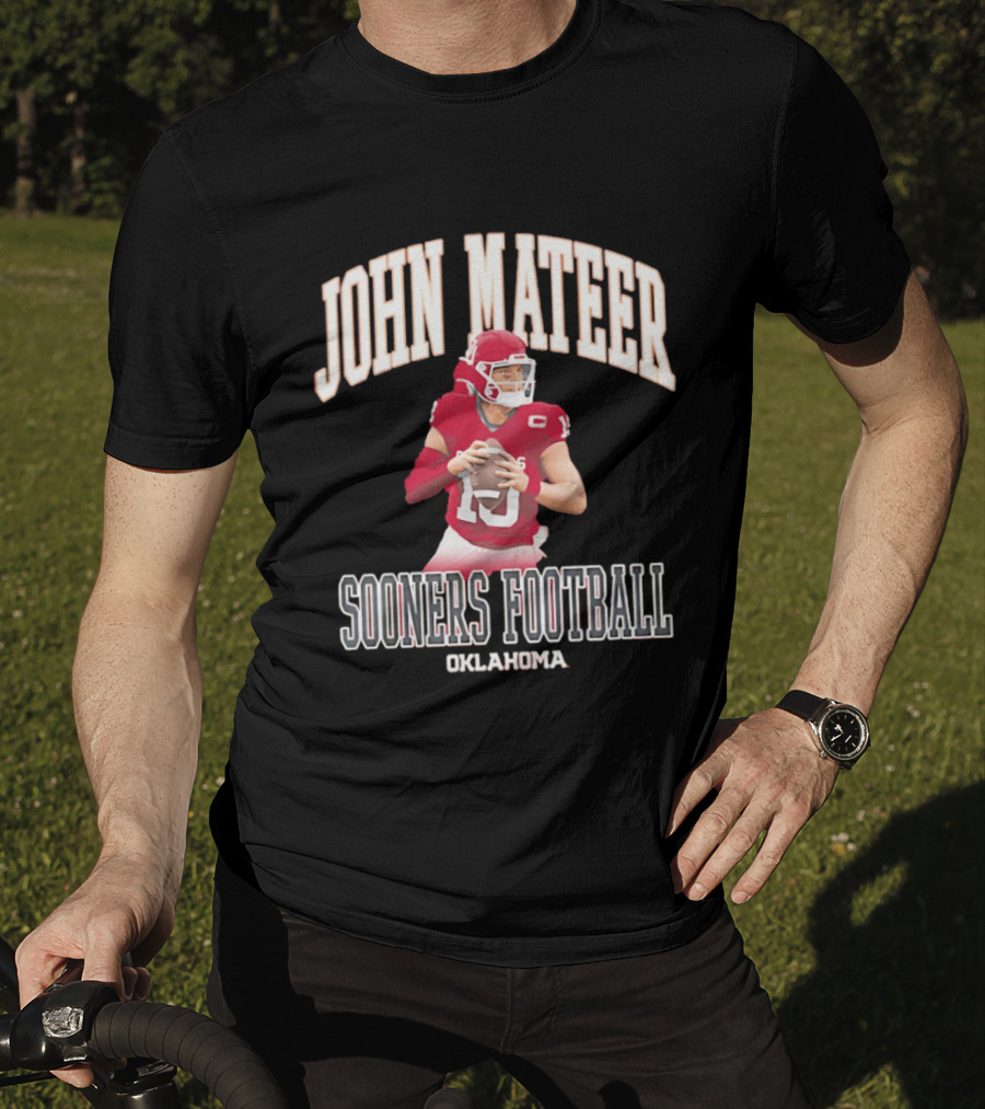 John Mateer Oklahoma Sooners Football Quarterback Player T-Shirt