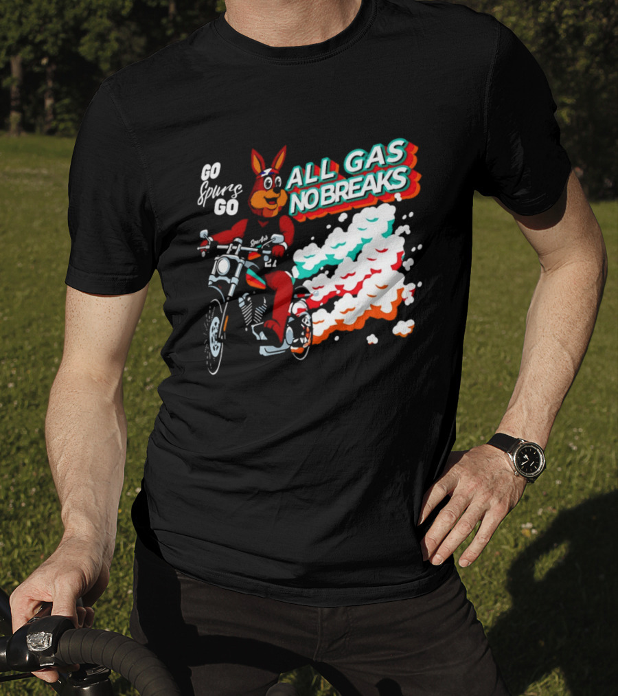San Antonio Spurs Coyote Go Spurs Go All Gas No Breaks T-Shirt