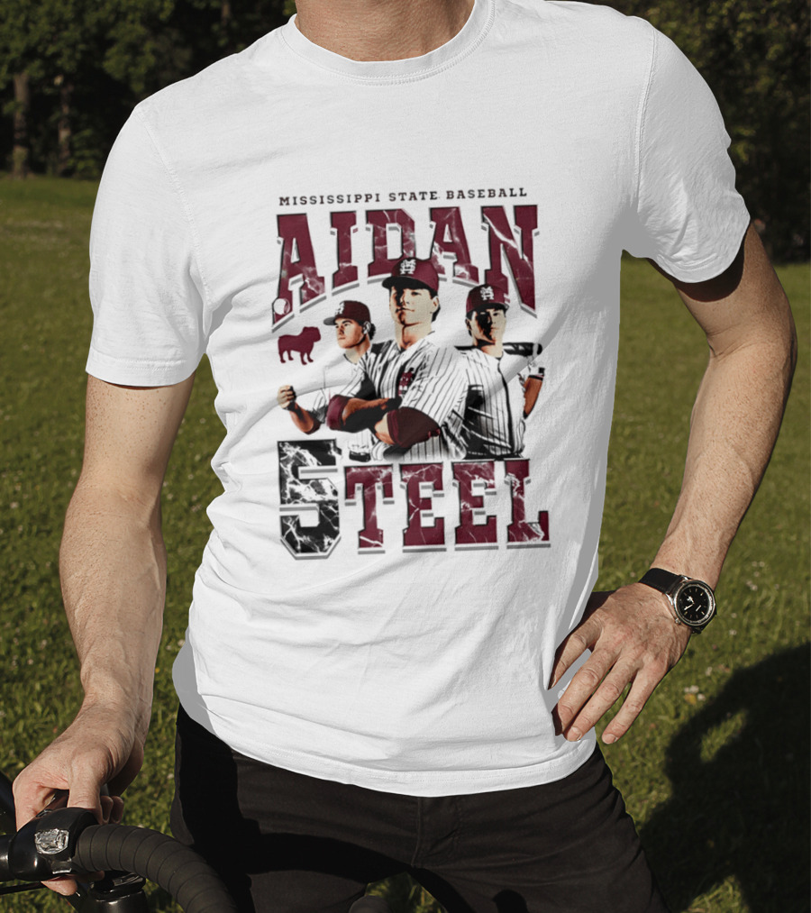 Mississippi State Baseball Aidan Teel 5 T-Shirt
