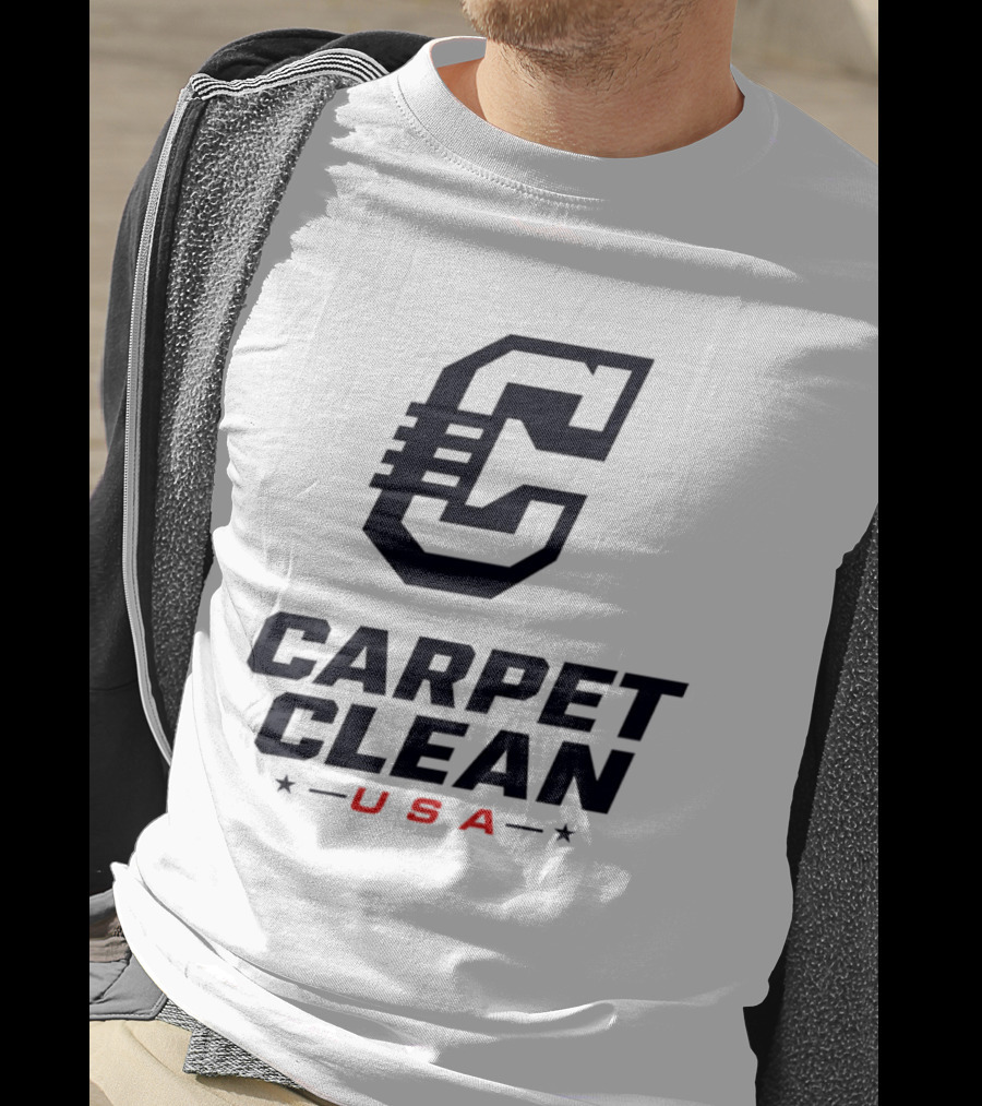 Carpet Clean USA C Logo Bold Lettering T-Shirt