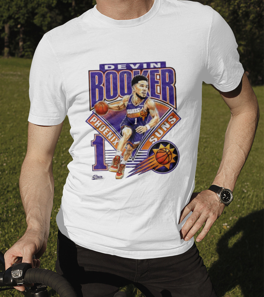 Devin Booker Phoenix Suns Basketball Number 1 Jersey T-Shirt