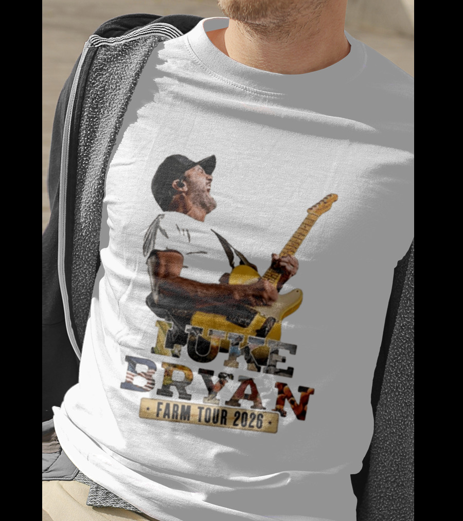 Luke Bryan Farm Tour 2026 Latrobe PA Concert Performance T-Shirt