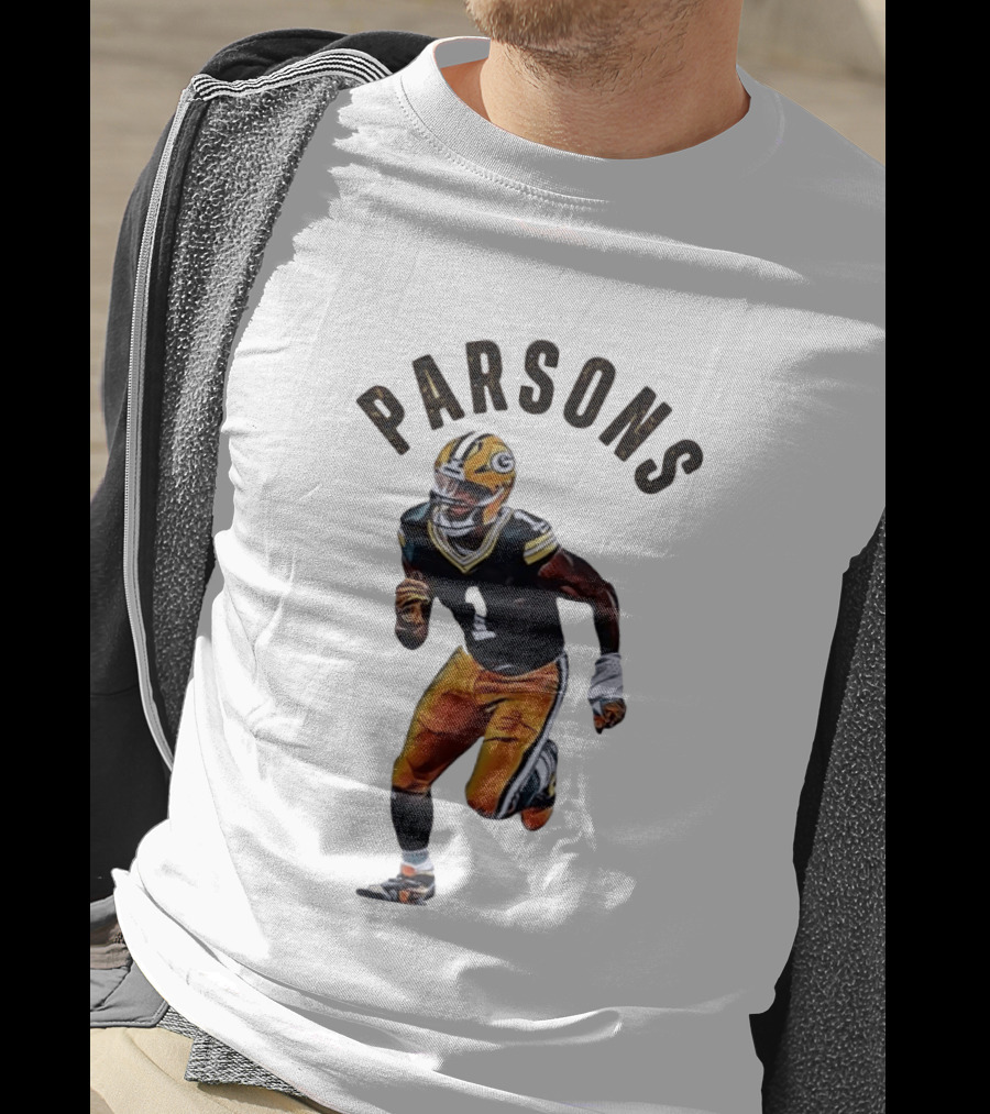 Parsons Green Bay Packers Number 1 Football Player T-Shirt