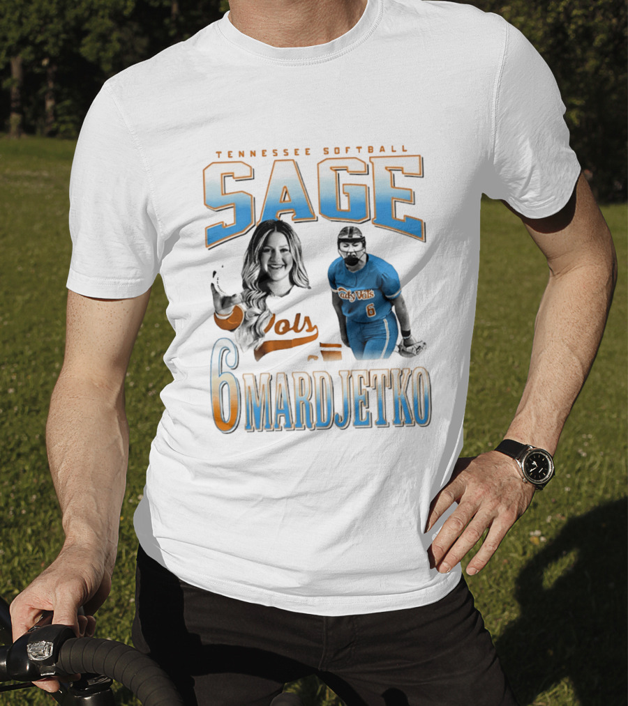 Tennessee Softball Sage Mardjetko 6 Lady Vols T-Shirt