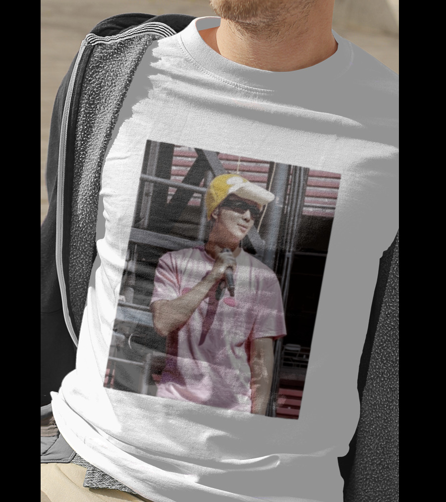 Namjoon Wearing Psyduck Hat Pink T T-Shirt