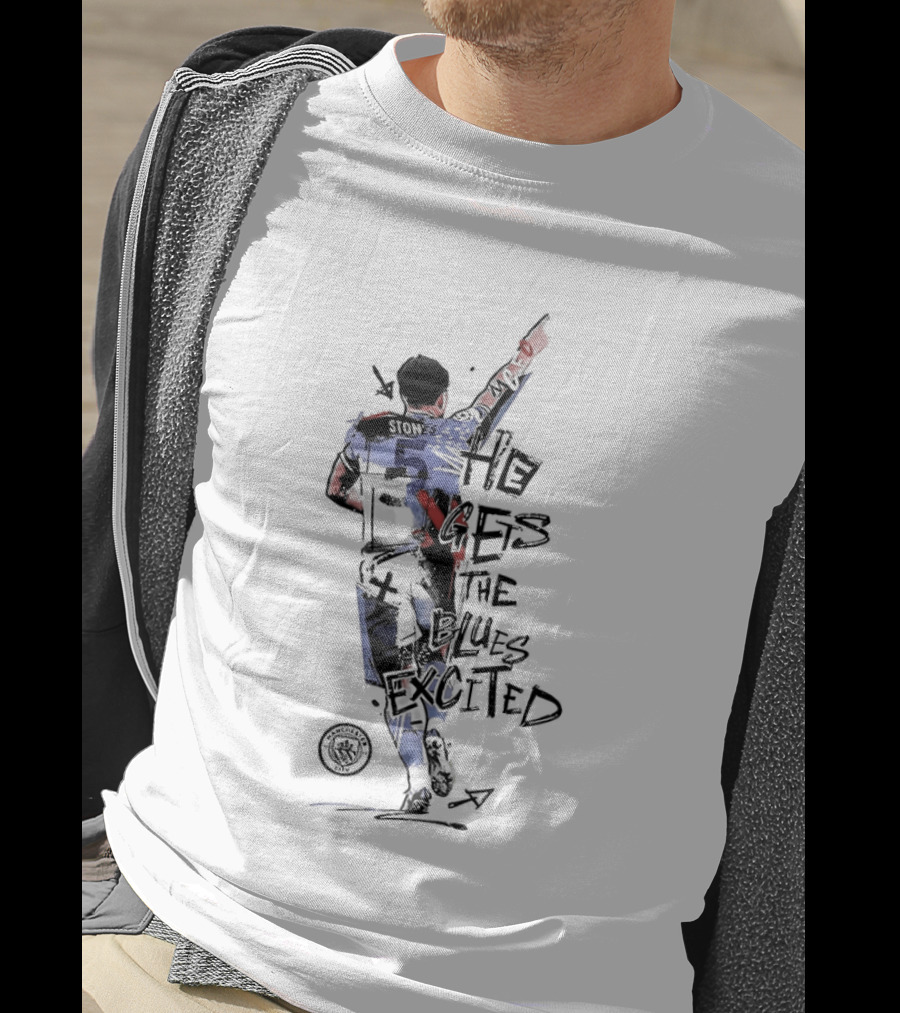 Stones He Gets The Blues Excited Soccer T-Shirt