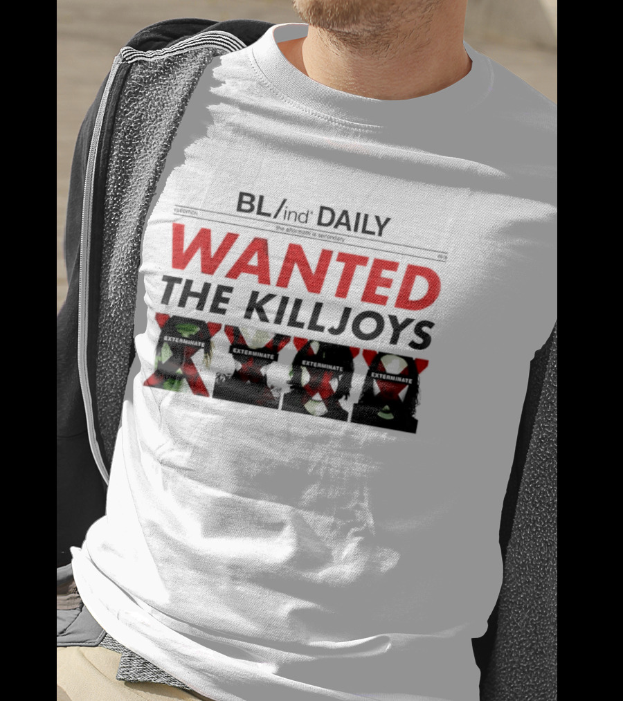 BL/ind Daily Wanted The Killjoys Danger Days Album T-Shirt