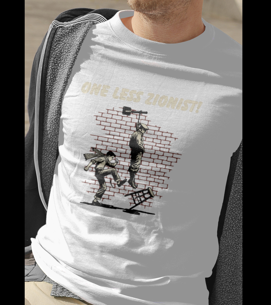 Alex American IDF One Less Zionist T-Shirt