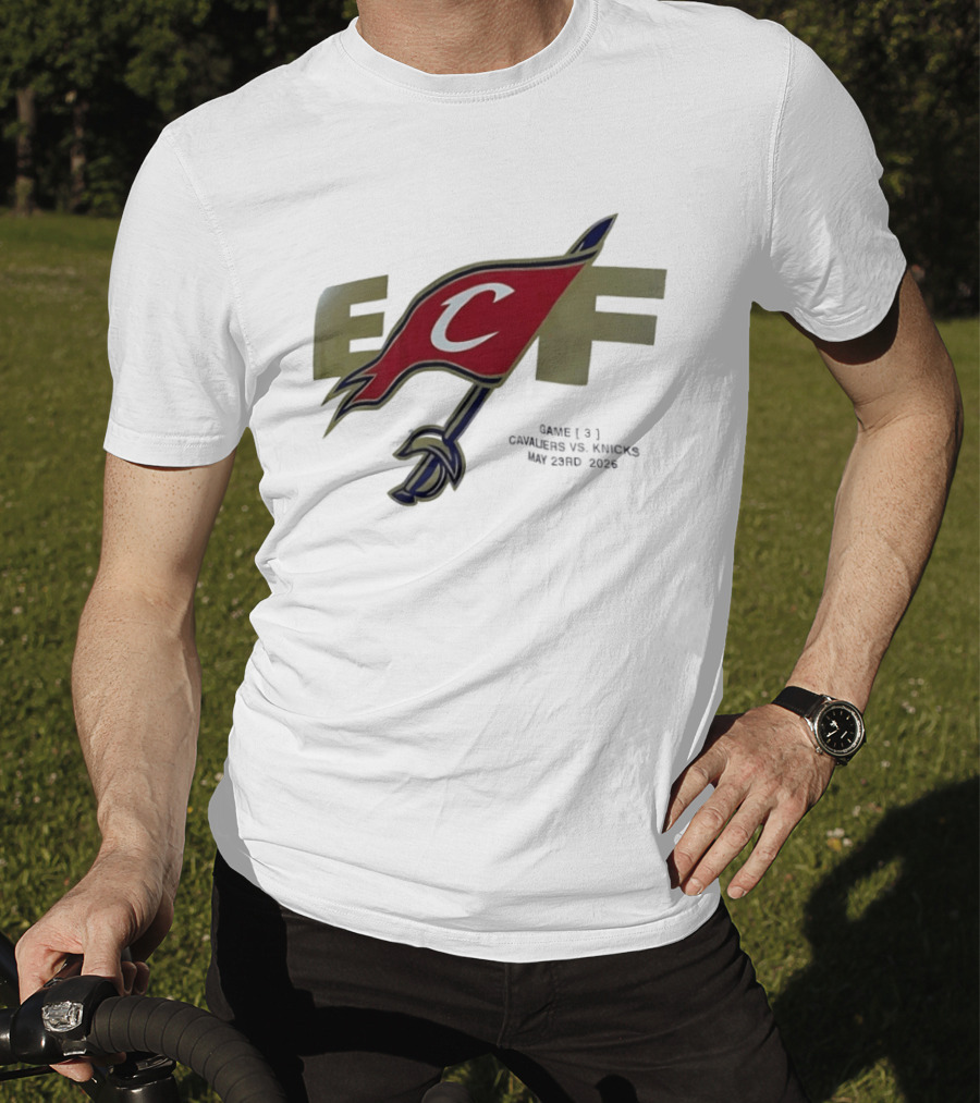 Cleveland Cavaliers ECF Game 3 Cavaliers Vs Knicks May 23rd 2026 T-Shirt