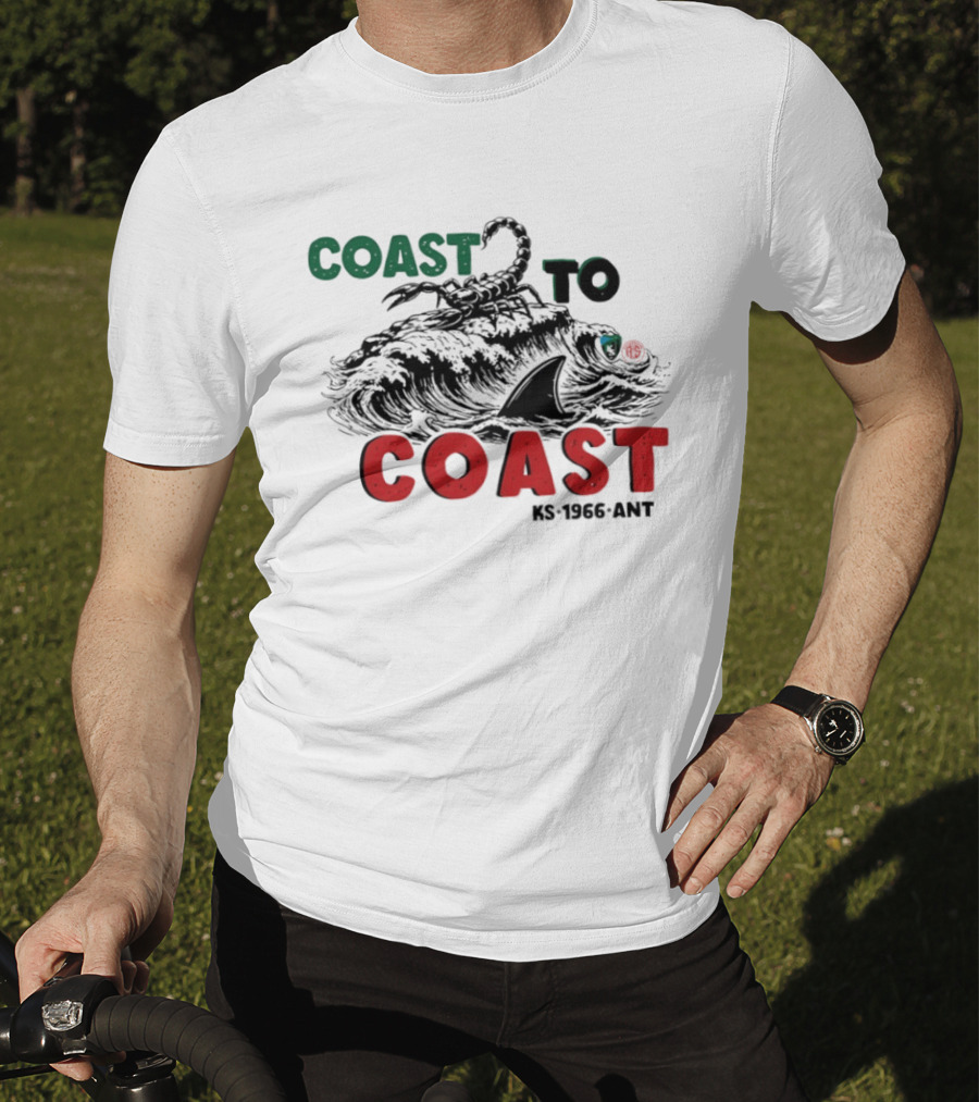 Coast To Coast Scorpion Shark Wave KS 1966 ANT T-Shirt