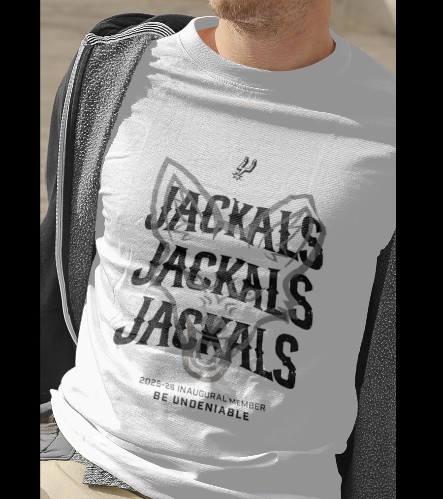 San Antonio Spurs Be Undeniable Jackal Jackals Inaugural Member 2025 26 T-Shirt