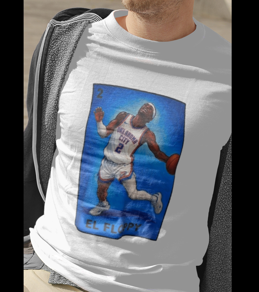 Shai Gilgeous Alexander Oklahoma City 2 El Floppy Basketball T-Shirt