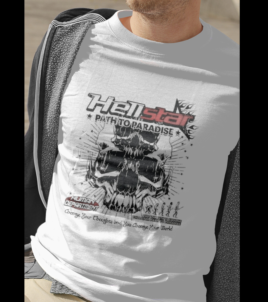 Hellstar Path To Paradise Skulls And Stars Power T-Shirt