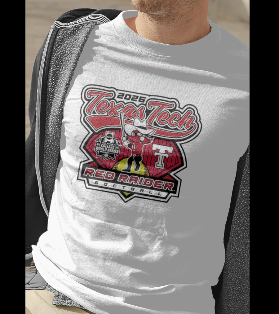 2026 Texas Tech Red Raider Softball WCWS Send It T-Shirt