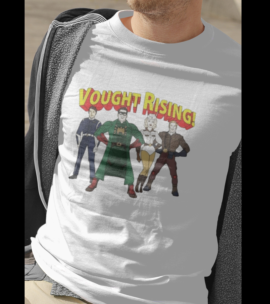 Vought Rising The Boys Superhero Team Vought International Characters T-Shirt