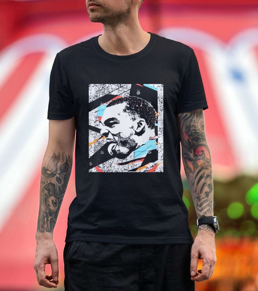 Michael Jordan Chicago Bulls Tongue Expression Urban Graffiti T-Shirt