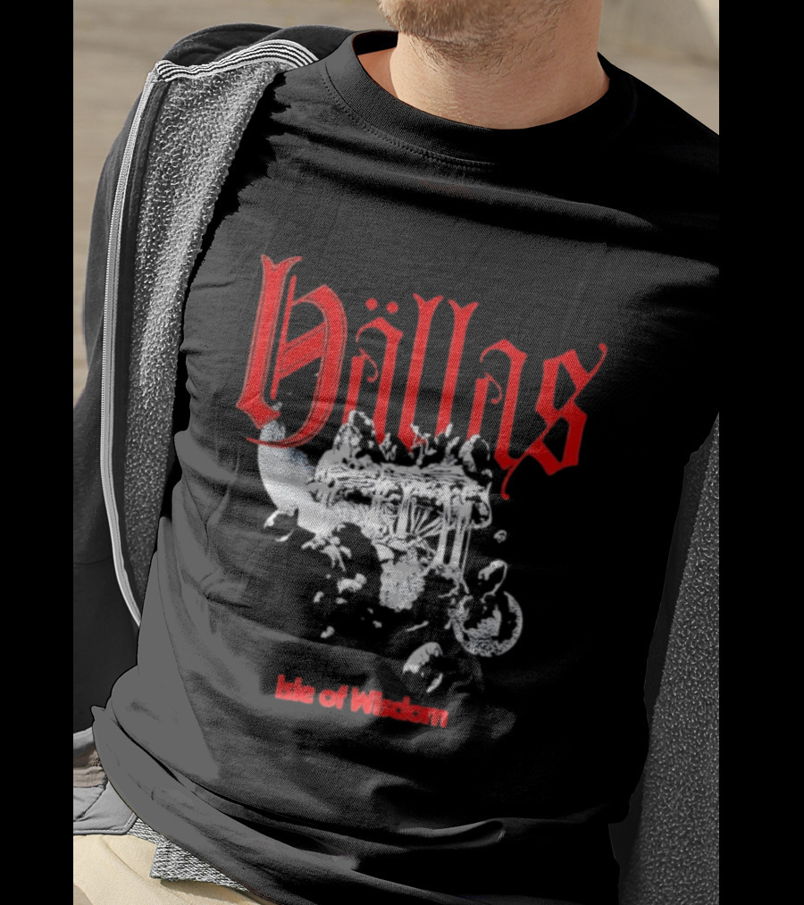 Hallas Isle Of Wisdom Floating Island Fantasy T-Shirt
