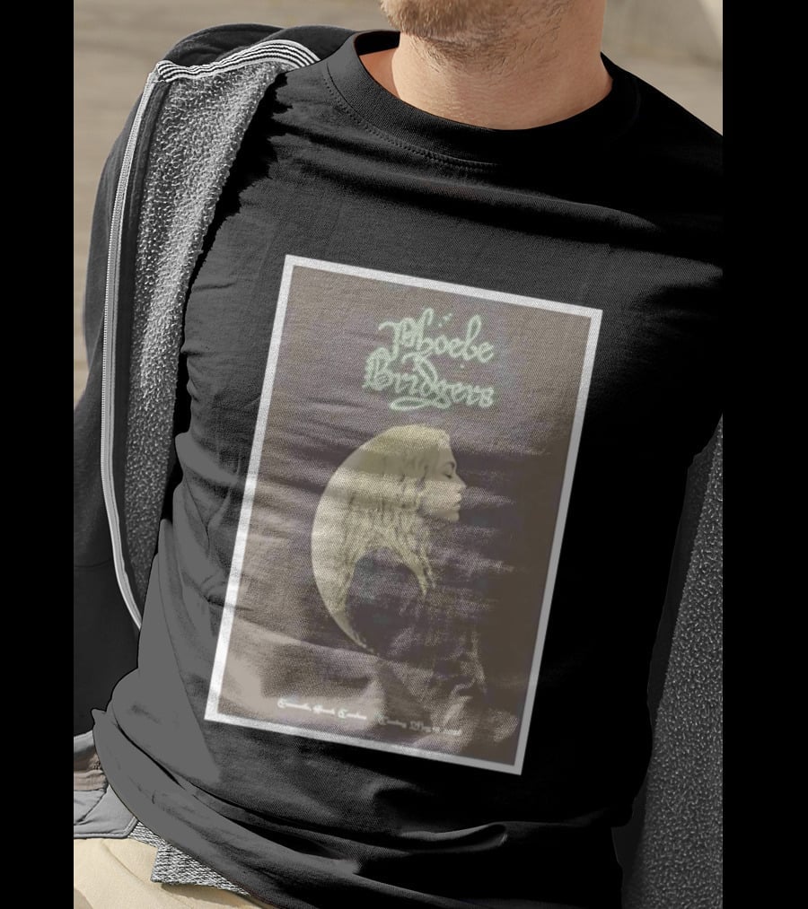Phoebe Bridgers Moon Profile Greenville South Carolina Tuesday May 19 2026 T-Shirt