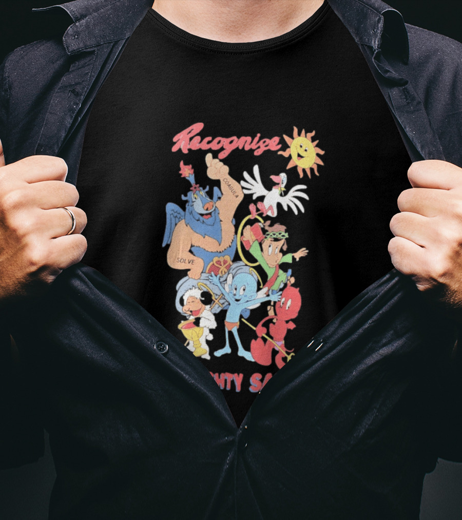 Recognize The Almighty Saint Mythic Characters Coagula Solve T-Shirt