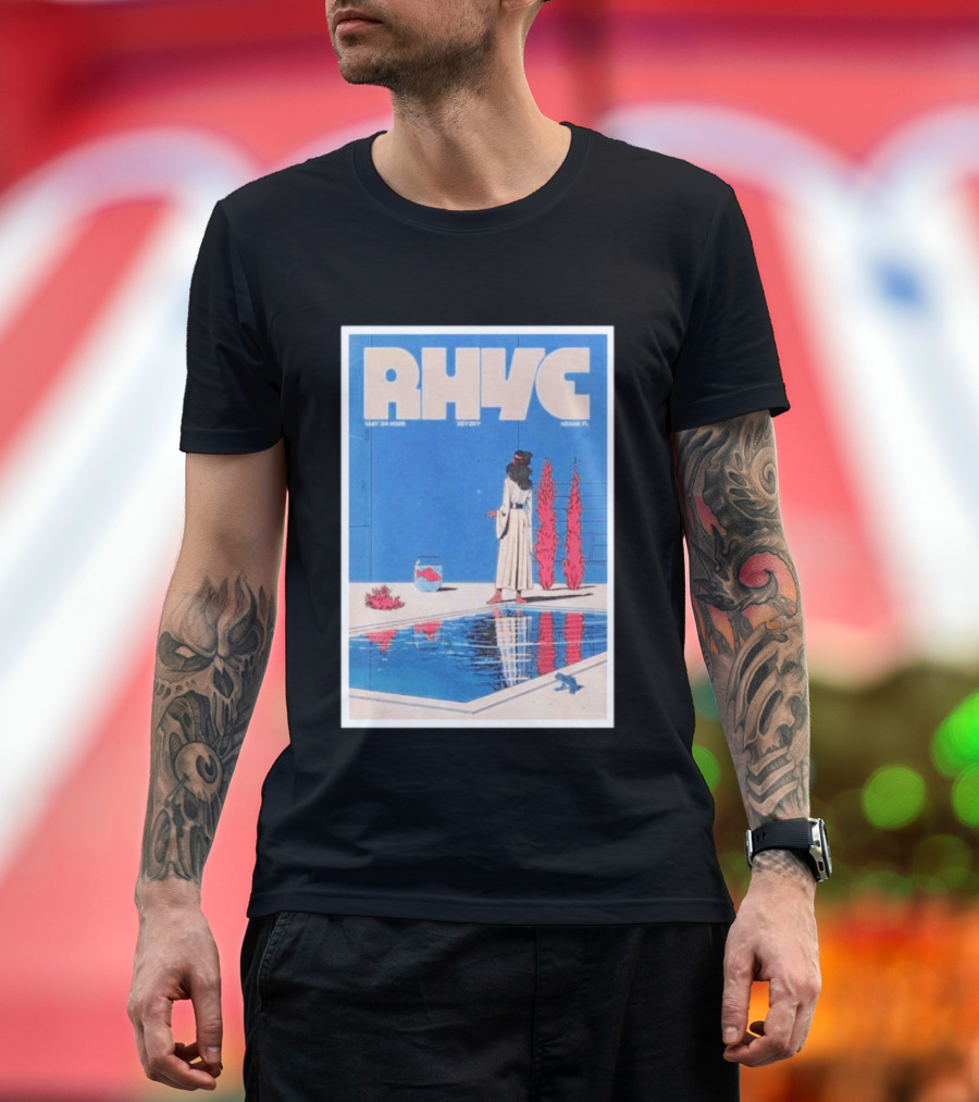 Rhye Zeyzey Poolside May 24 2026 Miami FL Retro Vibe T-Shirt
