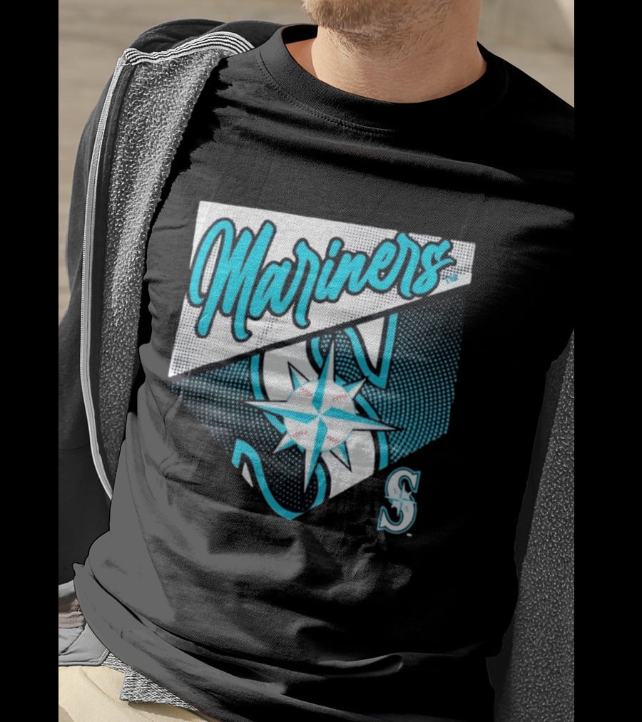 Mariners Compass Baseball Seattle Mariners T-Shirt