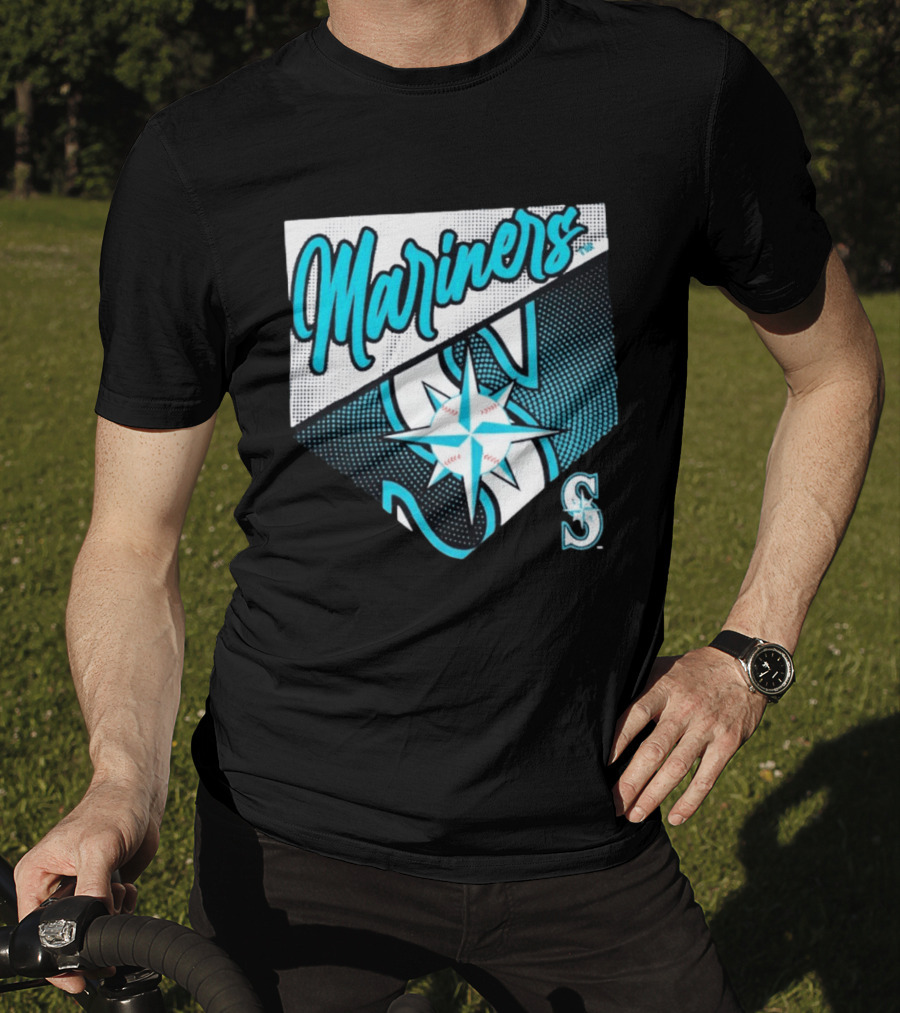 Mariners Compass Baseball Seattle Mariners T-Shirt