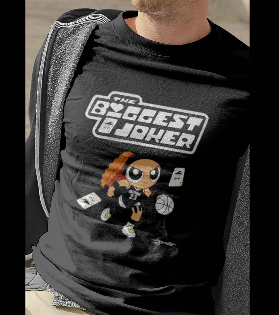 LeBron James Hollywood The Biggest Joker Basketball 23 Playful Card T-Shirt