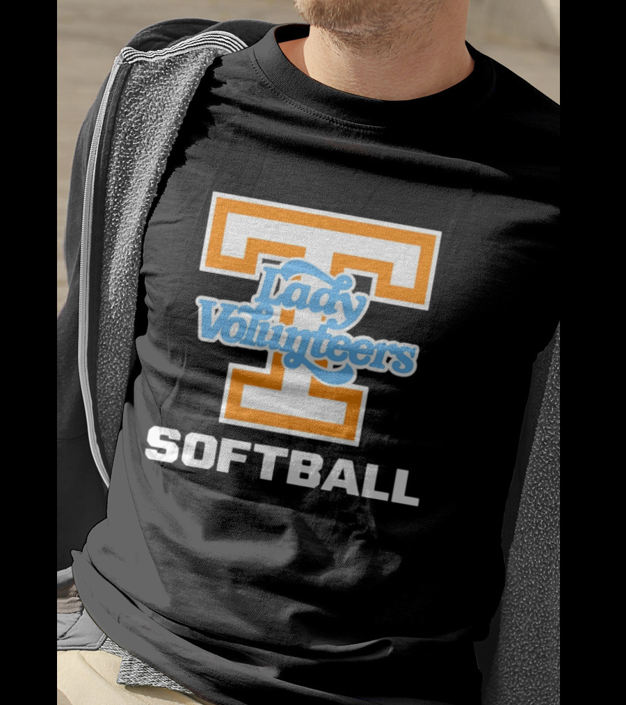 University Of Tennessee Lady Volunteers Orange Softball Team T-Shirt