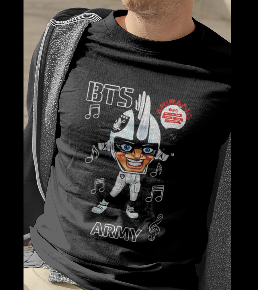 BTS ARMY Las Vegas Raiders World Tour 2026 Arirang T-Shirt