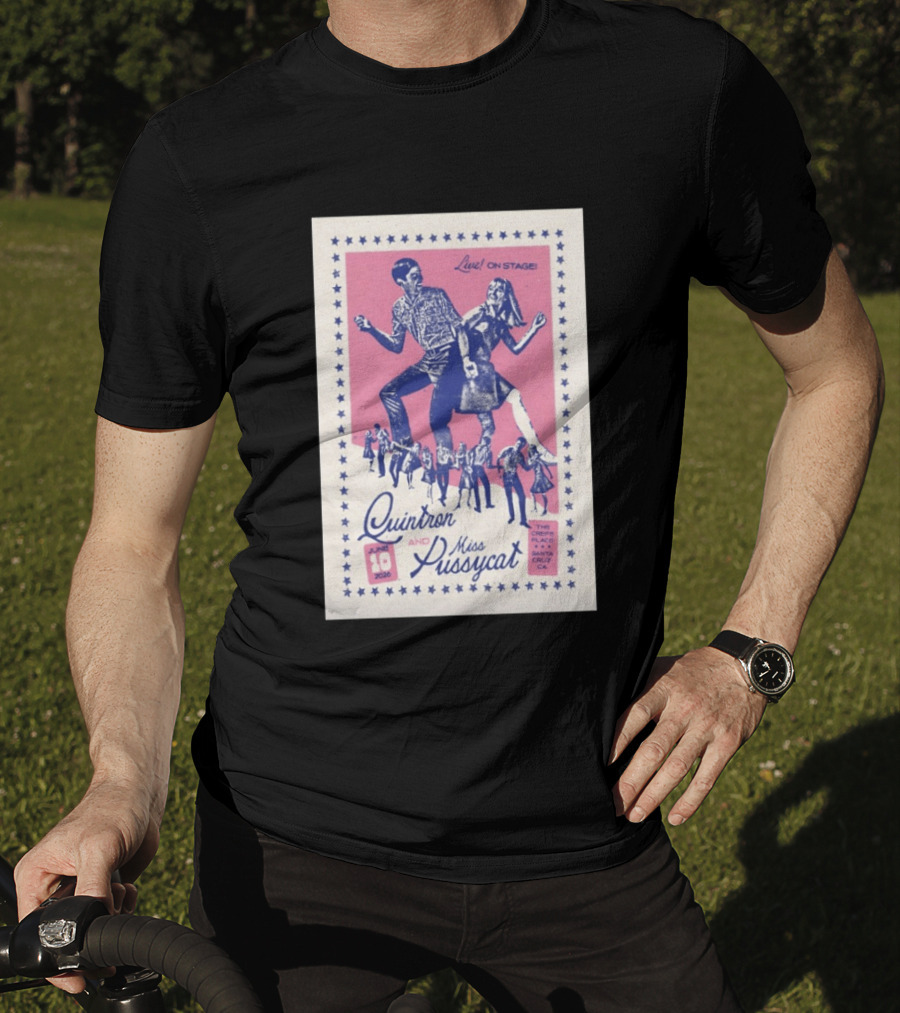 Quintron And Miss Pussycat Live On Stage June 10 2026 Santa Cruz CA Tour T-Shirt