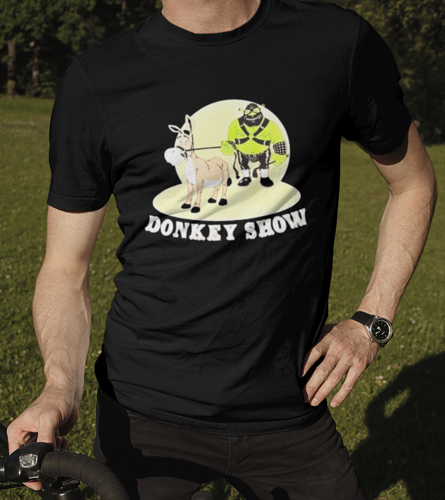 Shrek Gimp Donkey Show Leash T-Shirt