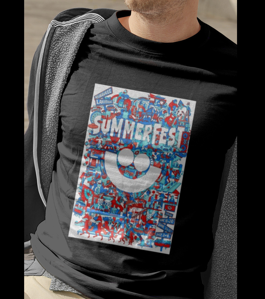 Summerfest Milwaukee Lakefront 2026 June 18 20 June 25 27 July 2 4 Event T-Shirt