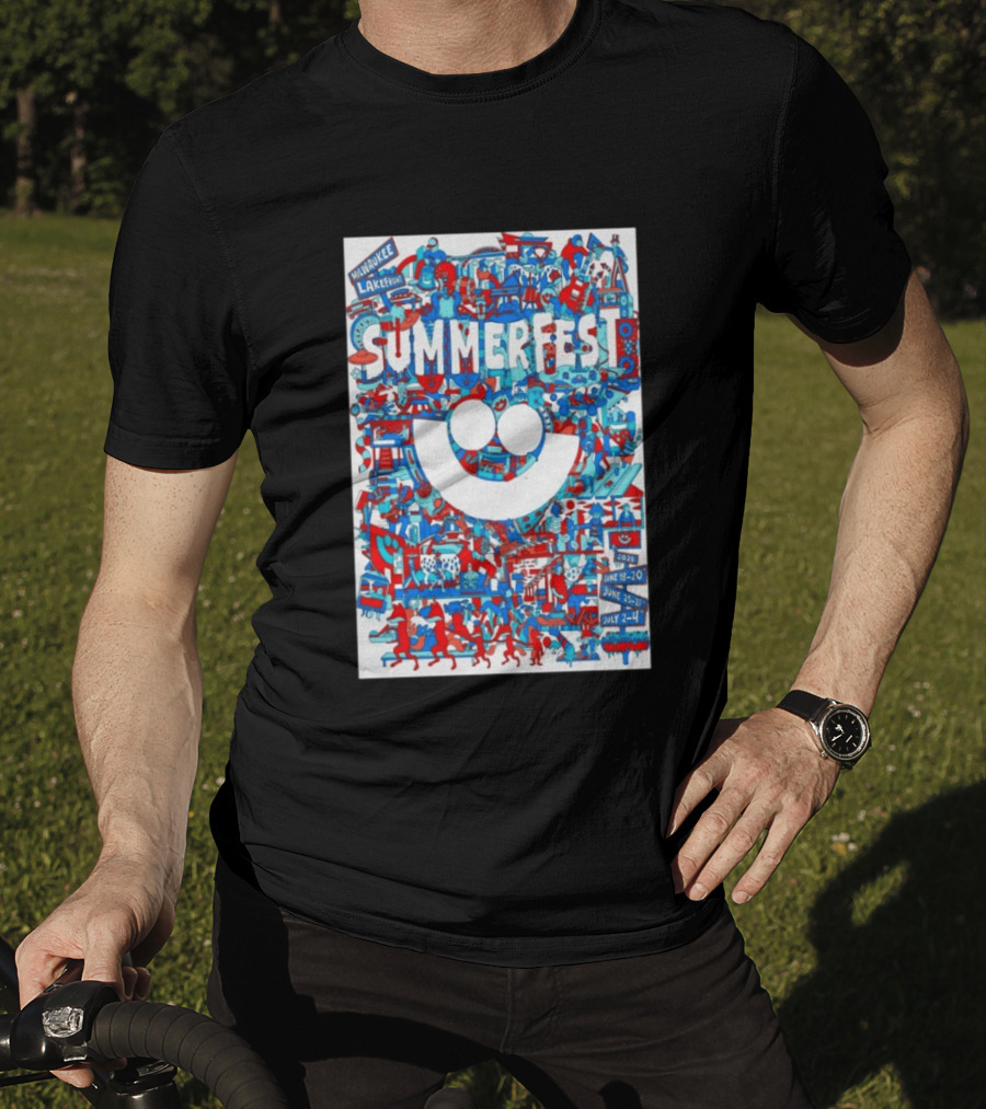 Summerfest Milwaukee Lakefront 2026 June 18 20 June 25 27 July 2 4 Event T-Shirt