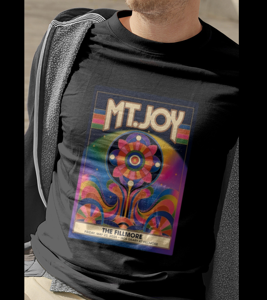 MT. Joy May 22 2026 The Fillmore 1805 Geary San Francisco Vintage Psychedelic T-Shirt