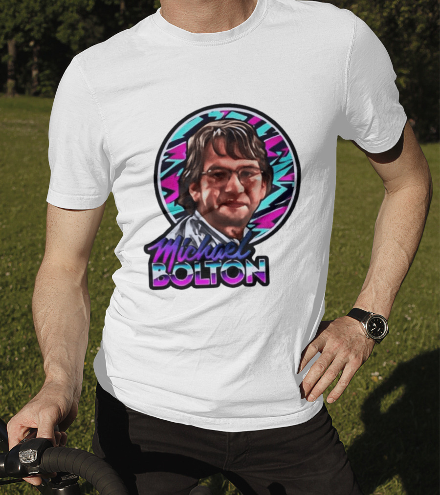 Michael Bolton 80s Aesthetic Office Humor T-Shirt