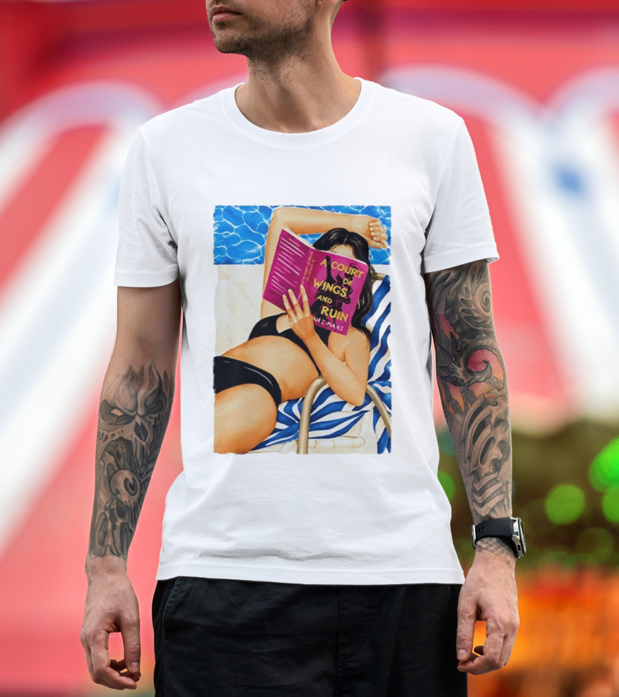 A Court Of Wings And Ruin Summer Poolside Reading Relaxation T-Shirt