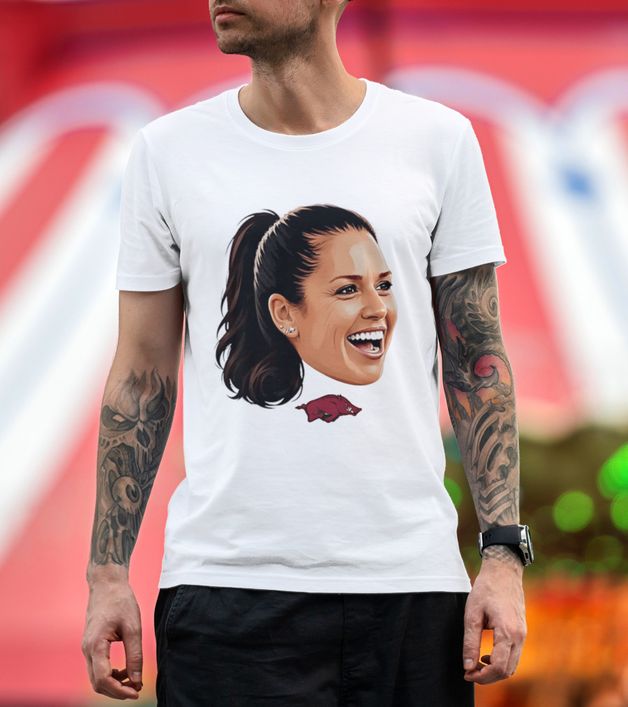Arkansas Razorbacks Kailey Wyckoff Caricature Sports Team Fan Spirit T-Shirt