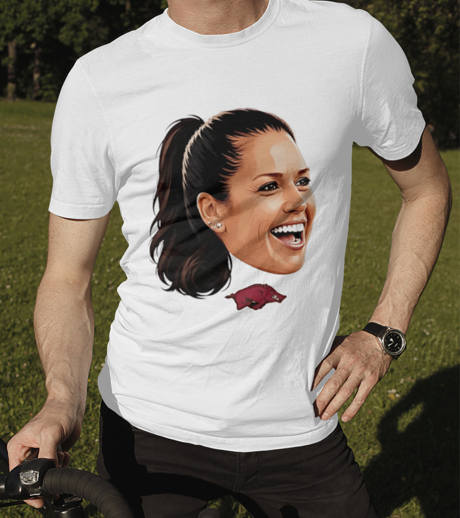 Arkansas Razorbacks Kailey Wyckoff Caricature Sports Team Fan Spirit T-Shirt