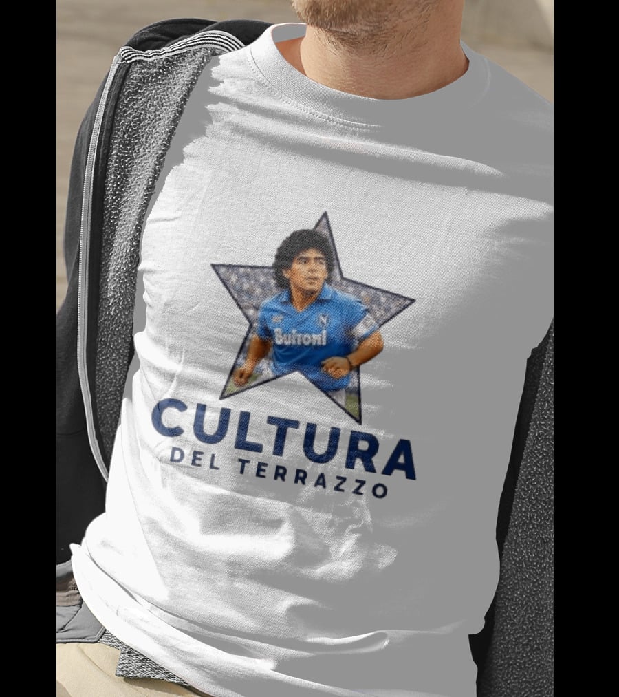 Diego Maradona Buitoni Napoli Cultura Del Terrazzo T-Shirt