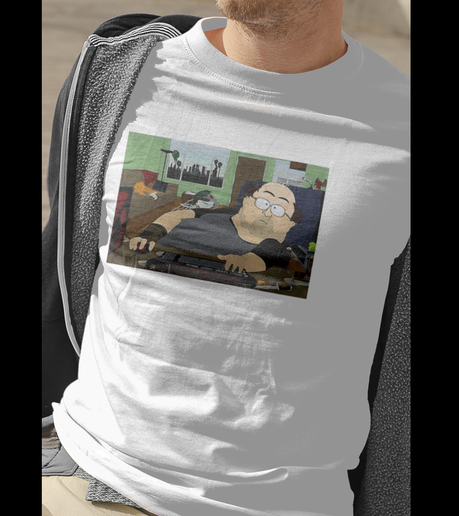 Gamer South Park Meme Online Gaming Guy Couch Scene T-Shirt